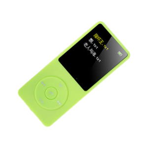 MP3/MP4 player, 1.8-inch HD screen, MP3 music player, FM radio, headphones, portable audio player with recording, picture browsing and e-book playback functions (green 32GB)