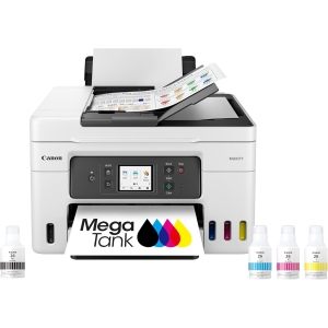 Canon Megatank GX4020 All-in-One Wireless Supertank Printer with Print, Copy, Scan and Fax | Auto Document Feeder | Mobile Printing | 2.7" LCD Touch Screen