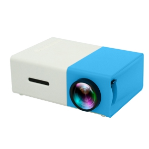 Micro Mini Projector Home LED Portable Small Projector HD 1080p - Blue