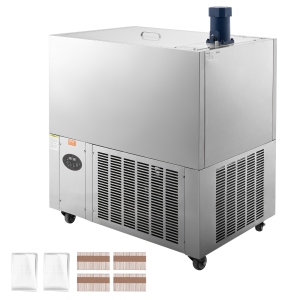 VEVOR 4 Mould Set - 120 PCS Commercial Popsicle Machine, Ice Pops Making Machine, Stainless Steel Commercial Ice Lolly Maker, Ice Sticks Popsicle Machine for Bar, (30PCS / Mould S