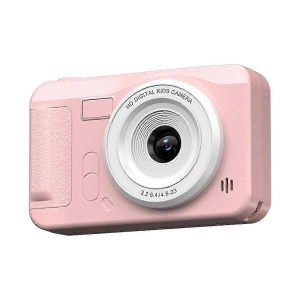 Pink 40-megapixel HD digital camera - 1080P video recording, 8x zoom, auto focus, compact design, retro camera portable CCD card machine mini (32GB)