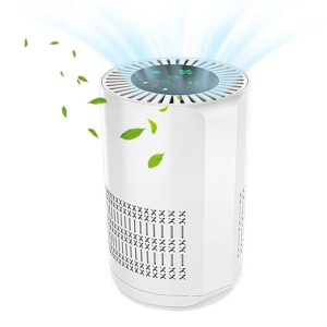 Desktop air purifier home bedroom pet deodorizer indoor car disinfection negative ion air purifier mini 100 mg/hour 360° negative ion damage