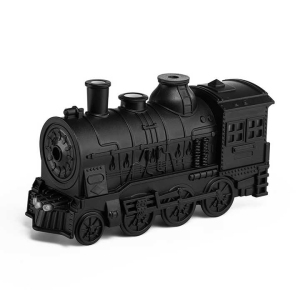 Train humidifier, 300 ml, with remote control, 2 lights 2 mist modes, automatic shut-off air humidifier for bedroom humidifier, small size, suitable for home, office, hotel, black