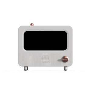 Fireplace Flame Aromatherapy Diffuser Humidifier Home Desktop Retro Fireplace Flame Atmosphere Light Atomizer White Retro