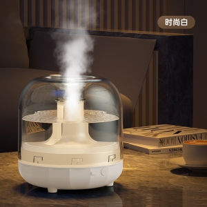 Spray humidifier small home bedroom atomizer office desktop desktop humidifier-White