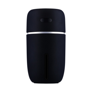 Small portable air humidifier Silent humidifier Smart power supply Suitable for office, living room, car 200ml Black