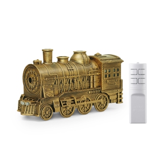 Train Humidifier, Air Humidifier with Automatic Shutoff for Bedroom Humidifier, Small Size, Suitable for Home, Office, Hotel, Bronze