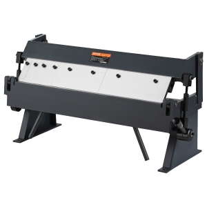 VEVOR 24-Inch Box and Pan Brake, 0-130 Degrees Sheet Metal Bending Brake, Metal Bender with 20 Gauge Low Carbon Steel 14 Gauge Aluminum Capacity, 5 Fingers for Metal Bending