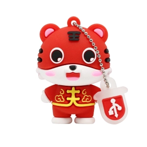 Cartoon USB flash drive Cartoon tiger memory stick Silicone USB flash drive-32GB