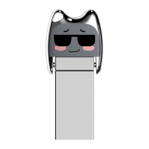 Cool mobile computer USB flash drive, high-speed 3.0 interface, personalized creative gift USB flash drive, cute cartoon metal USB flash drive, 64GB