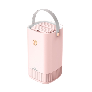 Double nozzle humidifier household large capacity spray USB personal desktop silent large capacity humidifier (pink)