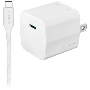 Insignia 20W USB-C Wall Charger Kit (NS-MW320C1W24B-C) - White - Only at Best Buy