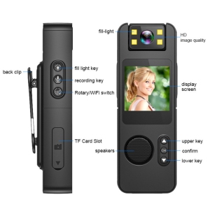 Back clip camera HD wide angle direct recorder 1080p recorder outdoor cycling portable HD camera
