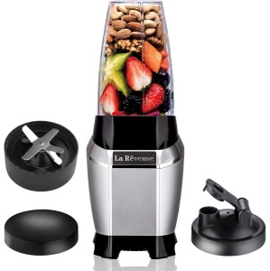 La Reveuse Personal Smoothie Blender 600W with 20 oz BPA-Free Travel Bottle, Dishwasher Safe