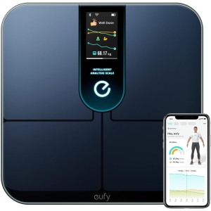 eufy by Anker Wi-Fi Fitness Tracking Smart Scale P3, 16-Measurement Bluetooth Weight Scale with Heart Rate, BMI, and 3D Virtual Body Mode