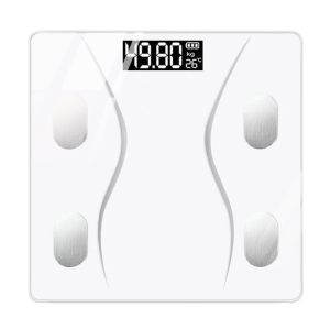 Stylish home weight scale - large LCD display, user-friendly, long-lasting and durable, lightweight and stylish, suitable for bathroom/bedroom use