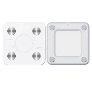 Accurate charging weight scale for home use, professional body fat scale, smart electronic scale, human body Bluetooth electronic scale (Xiangyun white)