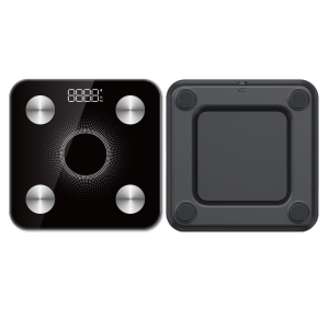 Accurate charging weight scale for home use, professional body fat scale, smart electronic scale, human body Bluetooth electronic scale (dot black)