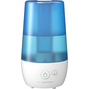 PureGuardian H965 Ultrasonic Cool Mist Humidifier, 1 Gallon, 70-Hour Runtime, Filter-Free, Essential Oil Tray, Ideal for Bedrooms and Nursery