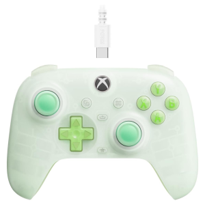 8Bitdo Ultimate Mini Wired Controller with RGB Lighting Fire Ring, Hall Effect Joysticks and Triggers, for Xbox Series X|S, Xbox One, Windows 10/11 - Officially Licensed