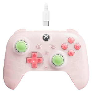 8Bitdo Ultimate Mini Wired Controller with RGB Lighting Fire Ring, Hall Effect Joysticks and Triggers, for Xbox Series X|S, Xbox One, Windows 10/11 - Officially Licensed