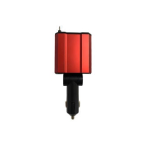 Universal car charger – 5V/3.1A output, super fast charging, 4-in-1 with cable, compatible with 12V/24V, retractable car charger【Apple+TYPE-C】