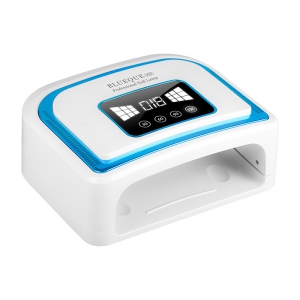 120W Rechargeable Nail Lamp 30 LED Dual Light Nail Dryer Home Portable Fashion Smart Induction Nail Lamp - Blue