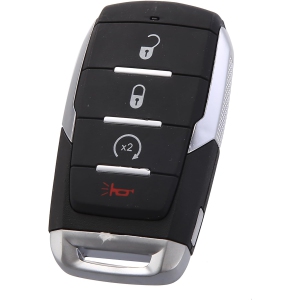 Key Fob Shell Case for Ram 1500 2019-2021 4 Buttons Plastic Replacement | Keyless Entry Remote Control Key