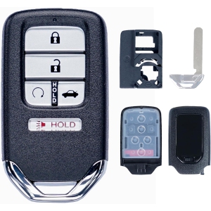 Key Fob Shell Case Replacement Fits for Honda Accord Insight Civic Hybrid Hybrid EX LX 2016 2017 2018 2019