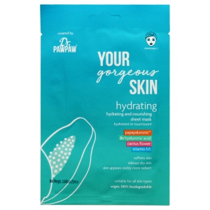 Your Gorgeous Skin Hydrating Sheet Mask by Dr. PawPaw for Unisex - 0.84 oz Mask