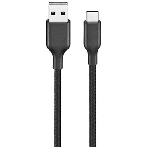 Best Buy Essentials 3m (9.8 ft.) Braided USB-C to USB-A Cable (BE-MCA10CAB-C) - Black - Only at Best Buy