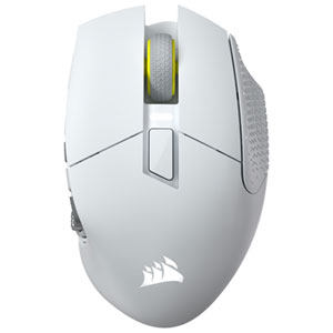 Souris de jeu Bluetooth Corsair Scimitar Elite SE MMO 33000 DPI - Blanc - Exclusivité Best Buy