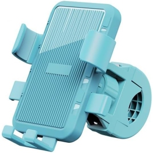 Bicycle mobile phone holder, adjustable angle, rotatable, bicycle, mountain bike, motorcycle navigation holder, 360° rotation (handlebar-blue)