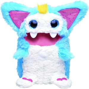 Tomy Rizmo Aqua Interactive Evolving Musical Plush Toy with Fun Games (Blue)