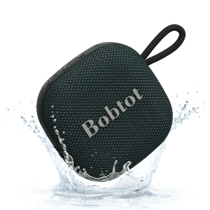 Bobtot Portable Bluetooth Speakers Wireless - IPX7 Waterproof Mini Shower Speaker with 16 Hours Playtime, Loud Stereo Sound, Rich Bass, TWS, Built-in Mic, Darkblue