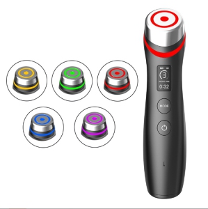 5 color light introduction ems micro current vibration massager