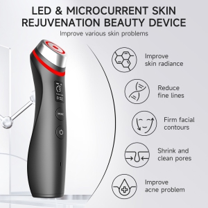 5 color light introduction ems micro current vibration massager