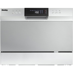 Danby 6 Place Settings Portable Countertop Dishwasher ENERGY STAR - Silver