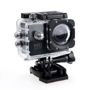 F501 HD Sports Camera Motorcycle Riding Camera Helmet Waterproof Snorkeling Underwater Travel Bicycle Recorder - Black