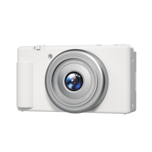 FC003 Selfie 270 degree flip screen student digital camera HD photography CCD shooting entry-level micro single camera - white + camera dedicated 64G memory card