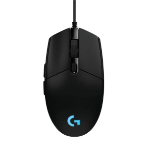 Logitech G102 Mouse USB Wired Gaming Mouse 8000 DPI Rainbow Optical Effect Screen For PC/Mac Computer and Laptop - Black