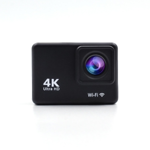 Action Camera 4K Video Camera Anti-Shake with Remote Control Action Camera Camera, Black + 128G Card