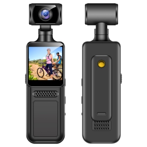 Ultra-clear 4G sports pocket camera with 180-degree rotating lens, creative and compact portable recorder, sports camera