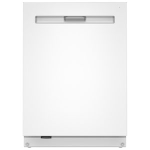 Maytag 24" 47dB Front-Control Stainless Steel Tub Dishwasher with Third Rack (MDPS7024SW) - White