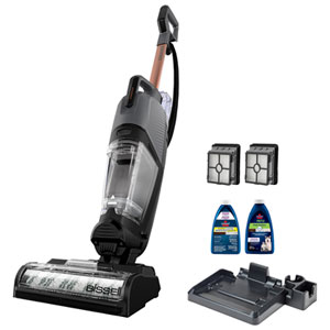 Bissell CrossWave HydroSteam Plus Bagless Wet/Dry Steam Vacuum & Mop for Multi-Surface with Two-Tank, Self-Cleaning, Tangle-Free Brush Roll