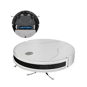 GREEN SCENIC Robot Vacuum & Mop for Multi-Surface with 3000Pa+ Suction, Gyro Nav, Auto-Recharge, 2-in-1 Water Tank, Medium Brush - White