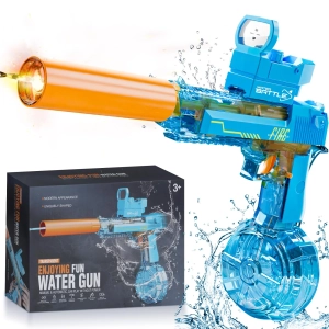 maxxus Electric Water Blaster for Kids Automatic Water Toy with 32FT Spray Distance High-Capacity Design Ideal for Pool Parties, Beach, Backyard & Summer Outdoor Play