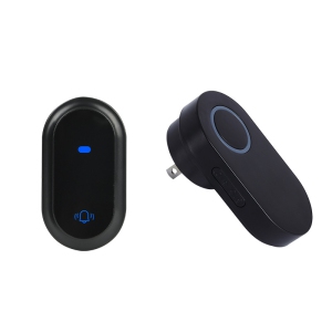 Self-generating doorbell wireless household battery-free waterproof wiring-free 433 doorbell - white