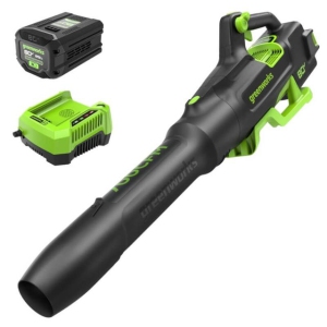 Greenworks 80V 700 CFM Leaf Blower, 2.5Ah Battery and Charger Included