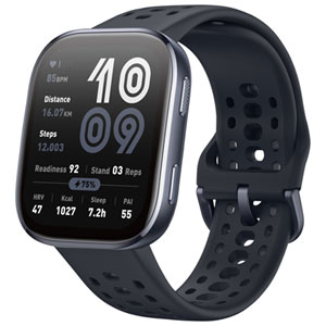 Amazfit Bip 6 50mm LTE Smartwatch with Heart Rate Monitor and GPS - Black